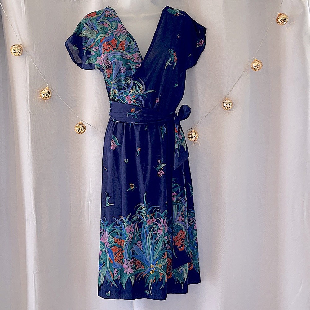 Re-purposed Vintage wrap dress